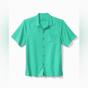 TOMMY BAHAMA Coastal Breeze Check Island Zone Camp Shirt